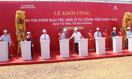 Arranca construcción de zona ecológica de la isla Vu Yen, Hai phong